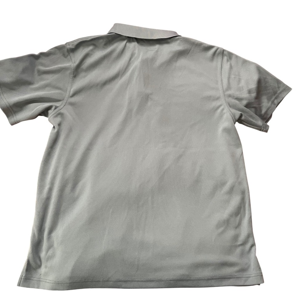 PGA TOUR Airflux Golf Polo Shirt Men's L G G Grey Short Sleeve Performance - Picture 2 of 6